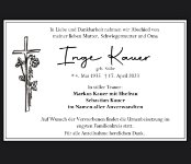 eine Anzeige