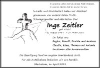 eine Anzeige